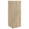 vidaXL Wandkast 33 x 34,5 x 90 cm Bewerkt hout Sonoma Eiken