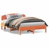 vidaXL Bedframe zonder matras massief grenenhout wasbruin 150x200 cm