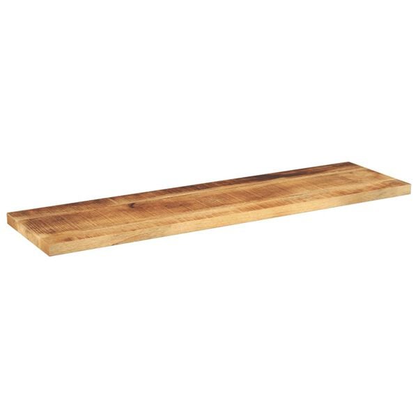 vidaXL Tafelblad rechthoekig 100x20x2,5 cm massief ruw mangohout