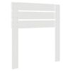 vidaXL Hoofdbord Wit 100 cm Bewerkt hout