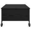 vidaXL Salontafel Zwart Eiken 91 x 55 x 32 cm Bewerkt hout