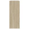 vidaXL Schoenenkast 80x21x57 cm bewerkt hout sonoma eikenkleurig