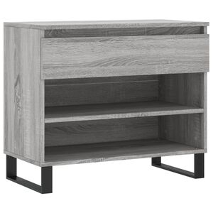 vidaXL Schoenenkast 70x36x60 cm bewerkt hout sonoma grijs