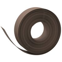 vidaXL Tuinrand 10 m 15 cm polyetheen bruin