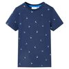 vidaXL Kindershirt 92 donkerblauw