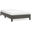 vidaXL Bedframe zonder matras 90x190 cm fluweel donkergrijs