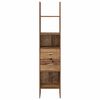 vidaXL Boekenkast Oud hout 40 x 35 x 180 cm Bewerkt hout