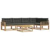 vidaXL Buiten bankenset 6 st Wit en antracietkleurig Polyester