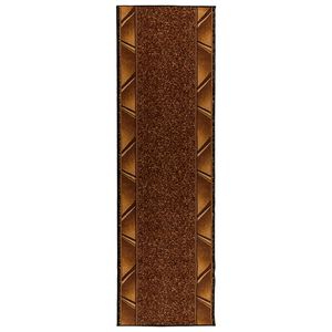 vidaXL Tapijtloper FLORNES Geweven Bruin PP 7 mm