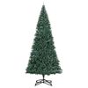 vidaXL Artificial Pre-lit Kerstboom met Ballenset Groen 500 cm PVC