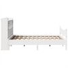 vidaXL Bedframe zonder matras massief grenenhout wit 140x200 cm