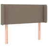 vidaXL Hoofdbord LED 83x16x78/88 cm stof taupe