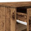 vidaXL Bureau met lade Oud hout 140 x 49 x 76 cm Bewerkt hout