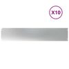 vidaXL Gazonranden 10 st 20x103 cm gegalvaniseerd staal