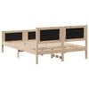 vidaXL Bedframe met hoofdeinde Taupe 140 x 200 cm Stof