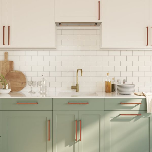 vidaXL Handvatten 20 st 224 mm roestvrij staal bronskleurig