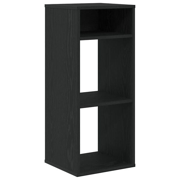 vidaXL Boekenkast 34x31x80 cm bewerkt hout zwart
