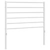 vidaXL Vervangend hoofdbord metaal wit 100 cm