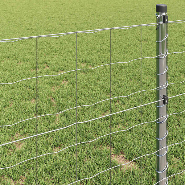 vidaXL Euro Hek 1 x 10 m PVC-gecoat ijzer