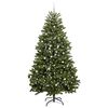 vidaXL Kunstkerstboom met 300 LED Groen 300 cm PVC en Metaal