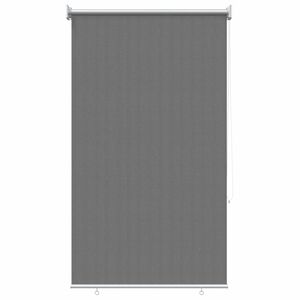 vidaXL Buitenrolgordijn 90% UV-blok Lichtgrijs 60 x 140 cm HDPE