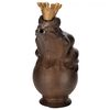HI Waterfontein kikkerkoning metaal bruin