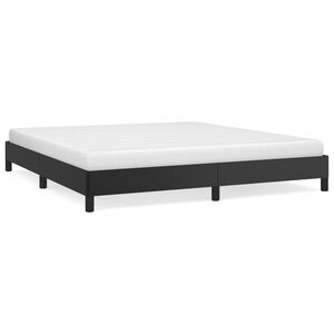 vidaXL Bedframe kunstleer zwart 180x200 cm