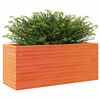 vidaXL Plantenbak 110x40x46 cm massief grenenhout wasbruin