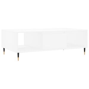 vidaXL Salontafel 104x60x35 cm bewerkt hout wit