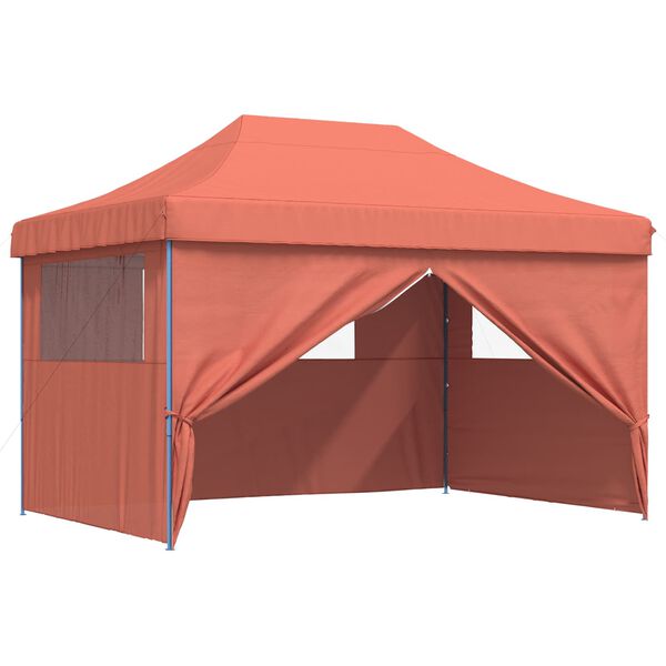 vidaXL Partytent Terracotta 279 x 410 x 315 cm Oxford Stof