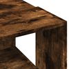 vidaXL Salontafel 89,5x48x30 cm bewerkt hout gerookt eikenkleurig