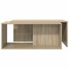 vidaXL Koffietafel Set 2 pcs Sonoma Eiken Bewerkt hout