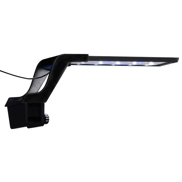 vidaXL Aquariumlamp met klem LED 25-45 cm blauw en wit