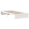 vidaXL Bedframe zonder matras massief grenenhout wit 90x200 cm