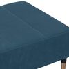 vidaXL Voetenbank 77x55x31 cm fluweel blauw