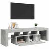 vidaXL Tv-meubel met LED-verlichting 140x36,5x40 cm betongrijs