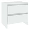 vidaXL Nachtkastje 45x34,5x44,5 cm bewerkt hout wit