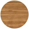 vidaXL Tafelblad &Oslash; 90 x 3,5 Rond Massief Teakhout Naturel