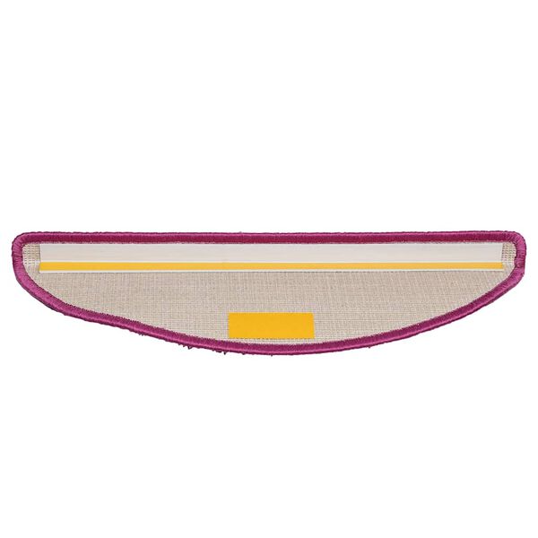 vidaXL Trapmatten 30 st 56x17x3 cm Violet Halfrond