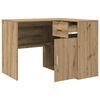 vidaXL Hoekbureau met lade Artisan Eiken 102 x 88 x 75 cm