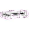vidaXL Buiten bankenset 11 pcs Naturel Massief Acaciahout