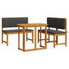 vidaXL Tuin Bistro Set 3 pcs Bruin Massief Acaciahout