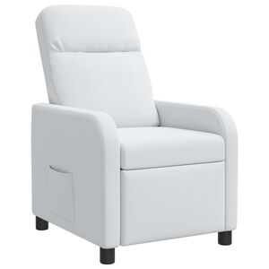 vidaXL Relaxfauteuil Wit Stof