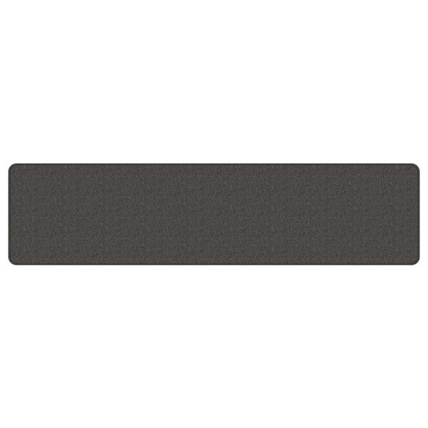 vidaXL Tapijtloper 50x200 cm sisal-look antracietkleurig