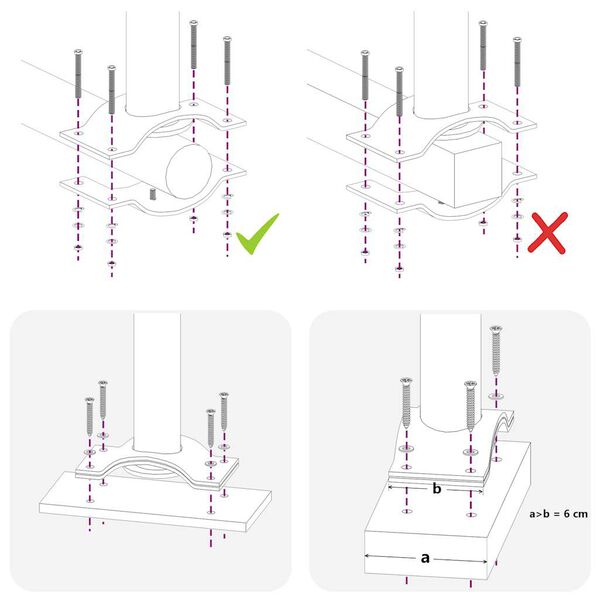 vidaXL Tuinscherm uittrekbaar 80x300 cm grijs