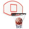 vidaXL Basketbalbord 71x45x2 cm polyetheen wit