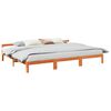 vidaXL Bedframe zonder matras 240x200 cm massief grenenhout wasbruin