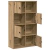 vidaXL Boekenkast 60x24x101,5 cm bewerkt hout artisanaal eikenkleurig