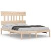 vidaXL Bedframe massief hout 150x200 cm