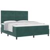 vidaXL Boxspringbed met hoofdeinde Donkergroen 180 x 200 cm Fluweel